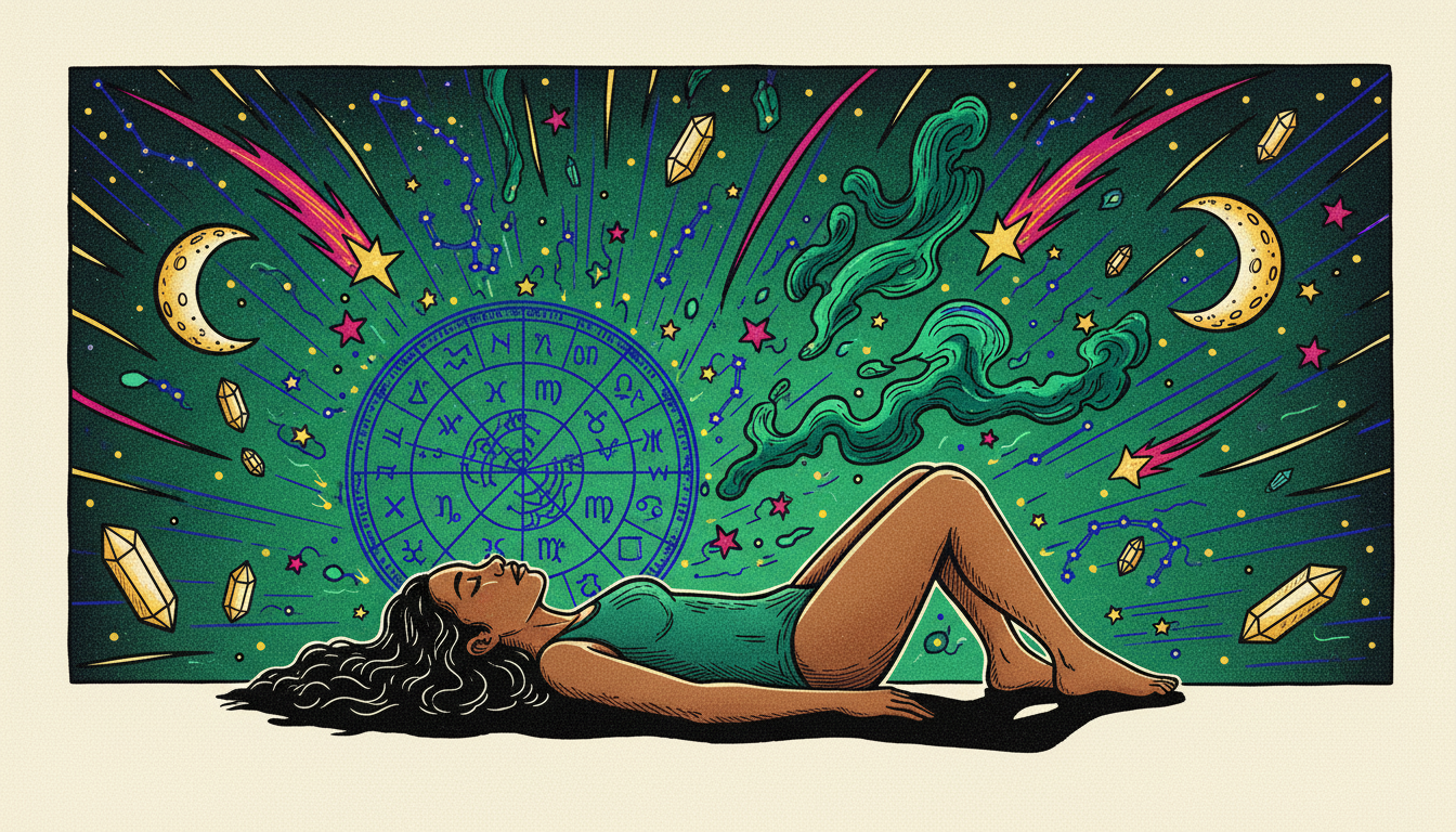 Laptop showing free birth chart calculator with zodiac wheel and planetary positions